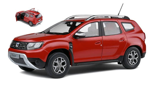 MODELLINO IN SCALA COMPATIBILE CON DACIA DUSTER 2021 RED 1:18 SOLIDO SL1804607