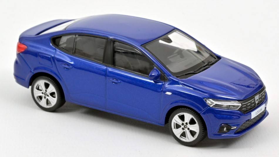 MODELE REDUIT COMPATIBLE AVEC DACIA LOGAN 2021 IRON BLEU 1:43 NOREV NV509042