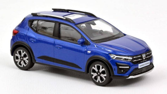 MODELE REDUIT COMPATIBLE AVEC DACIA SANDERO STEPWAY 2021 IRON BLEU 1:43 NOREV NV509032
