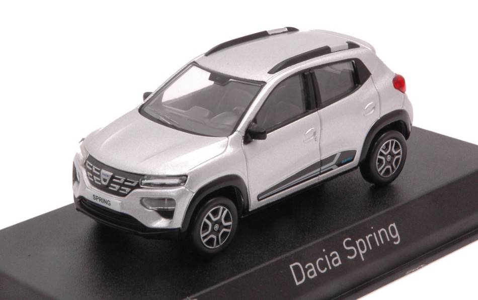 MODELLINO IN SCALA COMPATIBILE CON DACIA SPRING COMFORT 2022 LIGHTNING SILVER 1:43 NOREV NV509060