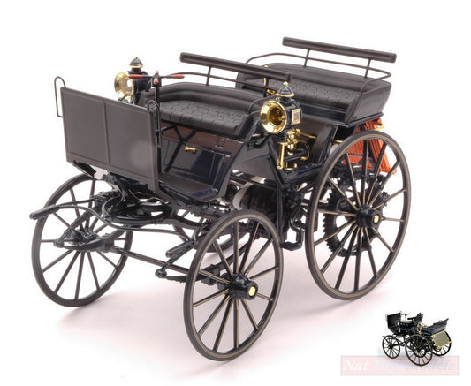 MODELLINO IN SCALA COMPATIBILE CON DAIMLER MOTORKUTSCHE 1886 REPRODUCTION 1:18 NOREV NV183700