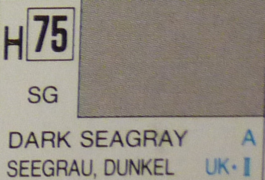 COLORI MODELLISMO DARK SEAGRAY SEMI-GLOSS ml 10 Pz.6 GUNZE GU0075