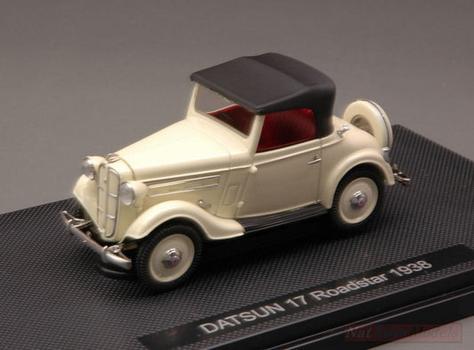 SCALE MODEL COMPATIBLE WITH DATSUN 17 ROADSTAR 1938 CREAM 1:43 EBBRO EB44537
