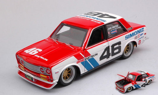SCALE MODEL COMPATIBLE WITH DATSUN 510 BRE N.46 1:24 MAISTO MI32532