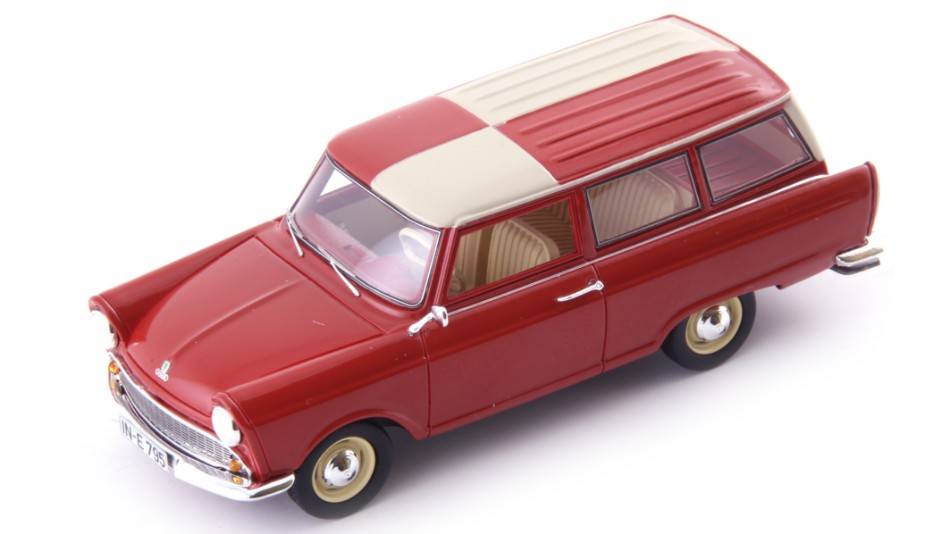 SCALE MODEL COMPATIBLE WITH DKW F11 UNIVERSAL 1961 RED 1:43 AUTOCULT ATC06057