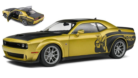 MODÈLE RÉDUIT COMPATIBLE AVEC DODGE CHALLENGER R/T PACK WIDEBODY STREETFIGHTER 2020 OR 1:18 SOLID SL1805707