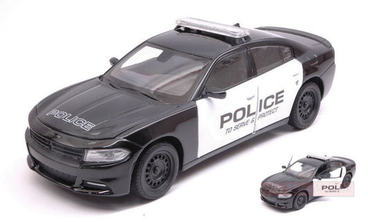 SCALE MODEL COMPATIBLE WITH DODGE CHARGER PURSUIT 2016 POLICE 1:24-27 WELLY WE24079POL