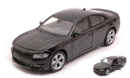 SCALE MODEL COMPATIBLE WITH DODGE CHARGER R/T BLACK 1:24 WELLY WE24079BK