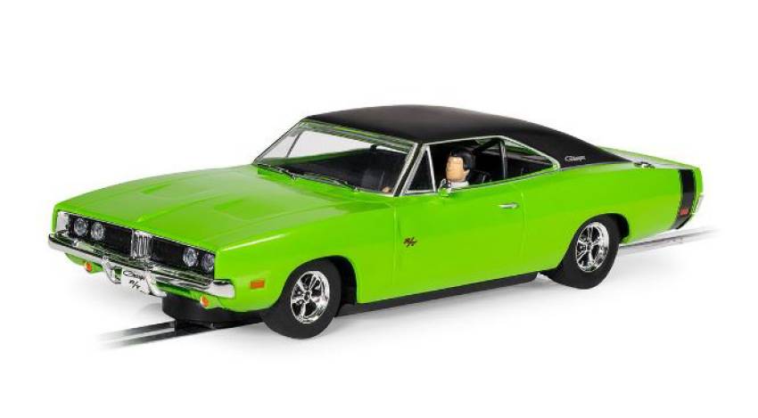 SCALE MODEL COMPATIBLE WITH DODGE CHARGER RT GREEN SLOT 1:32 SCALEXTRIC C4326