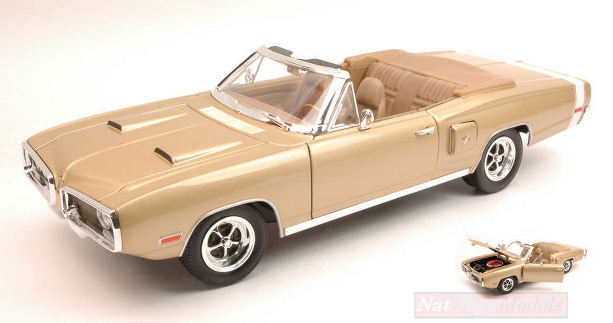 MODELLINO IN SCALA COMPATIBILE CON DODGE CORONET 1970 GOLD 1:18 YAT MING YM92548GB