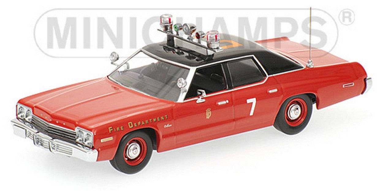 SCALE MODEL COMPATIBLE WITH DODGE MONACO 1974 FIRE CHIEF 1:43 MINICHAMPS PM400144790