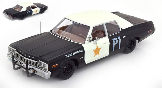 SCALE MODEL COMPATIBLE WITH DODGE MONACO BLUESMOBILE LOOK A LIKE 1974 1:18 KK SCALE KKDC181127