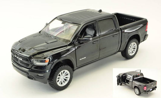 SCALE MODEL COMPATIBLE WITH DODGE RAM 1500 2019 BLACK 1:27 MOTORMAX MTM79357BK