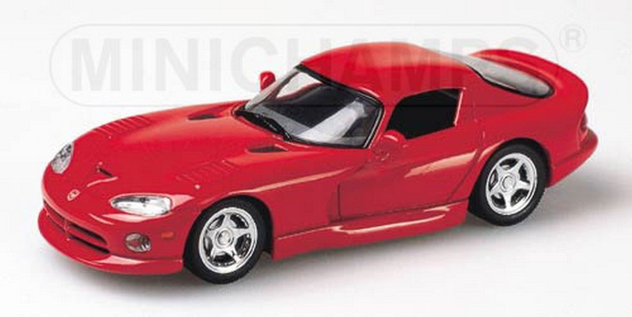 MODELLINO IN SCALA COMPATIBILE CON DODGE VIPER COUPE  1993 RED 1:43 MINICHAMPS PM433144022