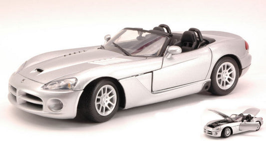 MODELLINO IN SCALA COMPATIBILE CON DODGE VIPER SRT-10 SILVER 1:18 MOTORMAX MTM73137S
