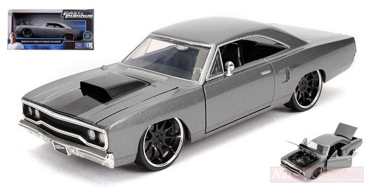 MODÈLE RÉDUIT COMPATIBLE AVEC DOM'S PLYMOUTH ROAD RUNNER FAST &amp; FURIOUS 1:24 JADA TOYS JADA30745
