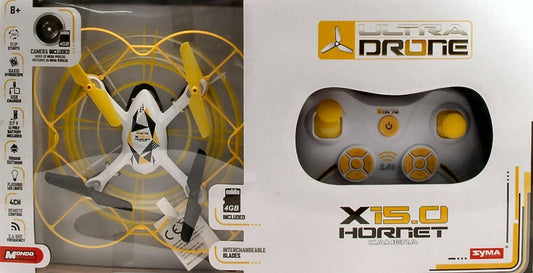 SCALE MODEL COMPATIBLE WITH DRONE X15.0 HORNET 17 cm CAMERA INCLUDED (PICTURES 5 MEGA PIXELS) MONDO MOTORS MM63318