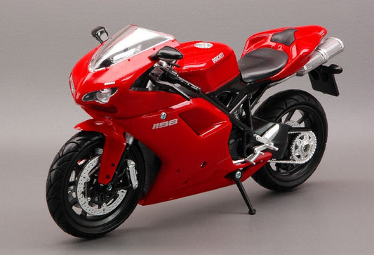 MODELE REDUIT COMPATIBLE AVEC DUCATI 1198 ROUGE 1:12 NEW RAY NY57143R