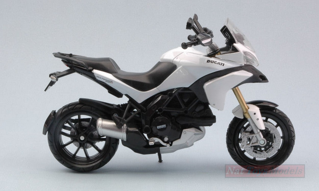MODELE REDUIT COMPATIBLE AVEC DUCATI MULTISTRADA 1200S BLANC 1:12 NEW RAY NY57883W