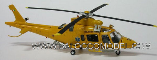 SCALE MODEL COMPATIBLE WITH AGUSTA AW 109 EMERGENCY HELICOPTER 1:43 NEW RAY NY25193