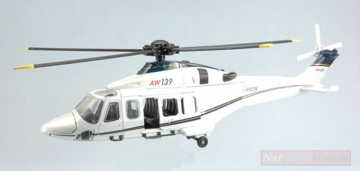SCALE MODEL COMPATIBLE WITH AGUSTA WESTLAND AW139 HELICOPTER 1:48 NEW RAY NY25603