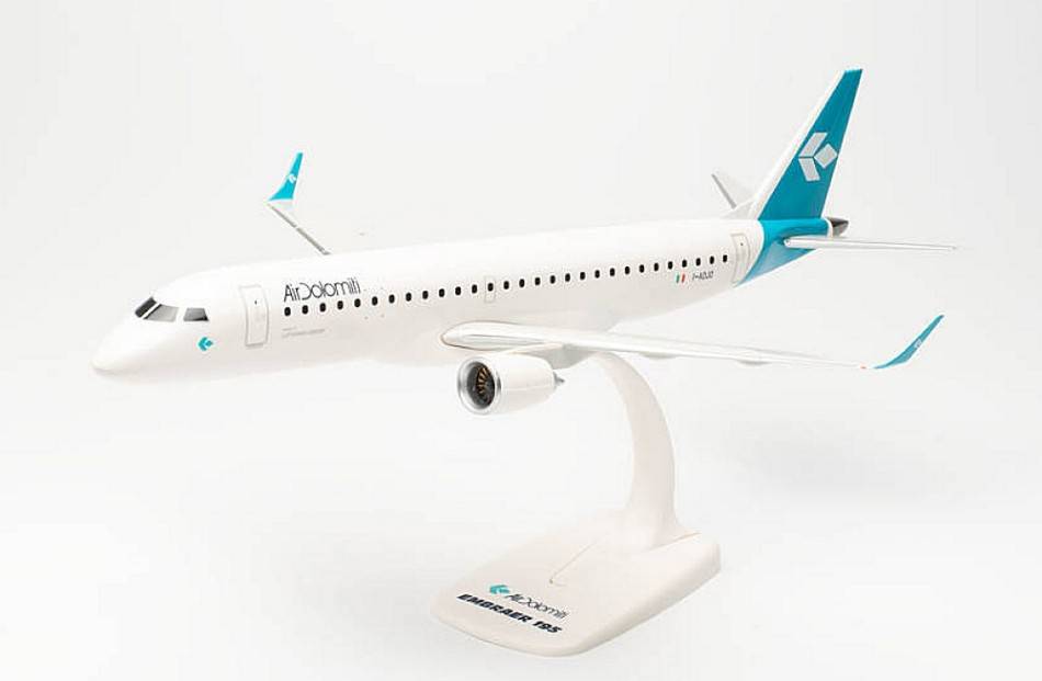 SCALE MODEL COMPATIBLE WITH EMBRAER E195 AIR DOLOMITI 1:100 HERPA HP612562