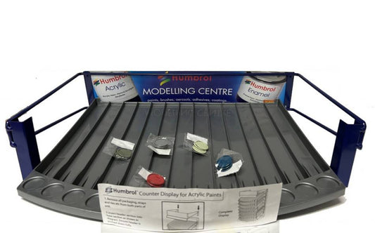 COLORS MODEL MAKING HUMBROL COLORS DISPLAY 7 SHELVES HUMBROL HB0000