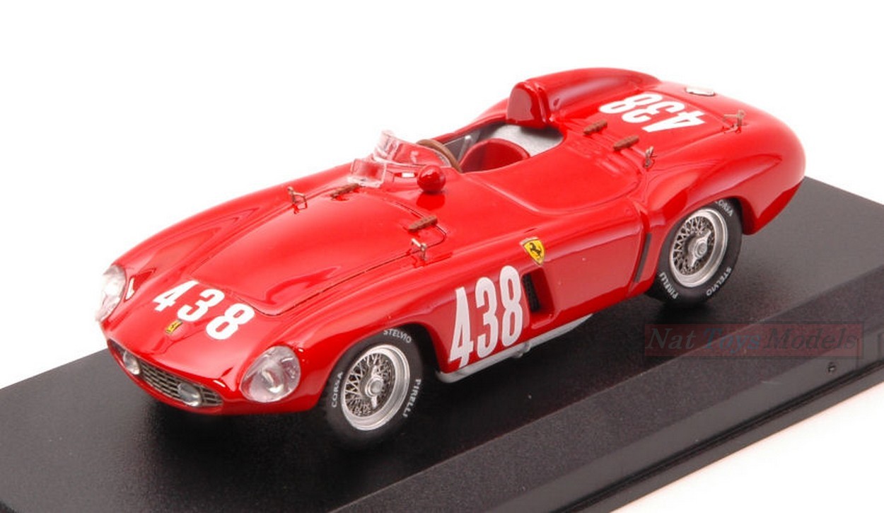 SCALE MODEL COMPATIBLE WITH FERRARI 118 LM N.438 WINNER GIRO DI SICILIA 1955 P.TARUFFI 1:43 ART MODEL AM0375