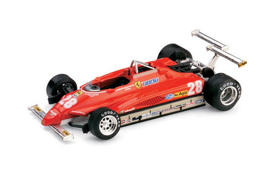 MODELLINO IN SCALA COMPATIBILE CON FERRARI 126 C 2 D.PIRONI 82 1:43 BRUMM BM0273
