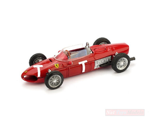 MODELLINO IN SCALA COMPATIBILE CON FERRARI 156 1961 T-CAR MULETTO 1:43 BRUMM BM0123T