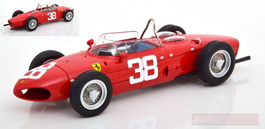 SCALE MODEL COMPATIBLE WITH FERRARI 156 F1 SHARKNOSE PHIL HILL 1961 N.38 3rd MONACO GP 1:18 CMC CMR169