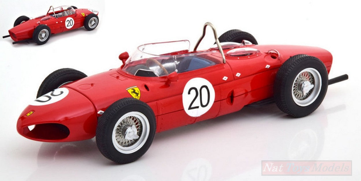 SCALE MODEL COMPATIBLE WITH FERRARI 156 F1 SHARKNOSE VOLFGANG VON TRIPS 1961 N.20 FRANCE GP 1:18 CMR CLASSIC MODEL REPLIC