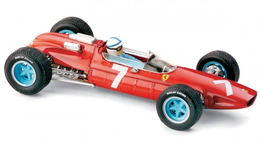 SCALE MODEL COMPATIBLE WITH FERRARI 158 F1 JOHN SURTEES 1964 N.7 WINNER GERMAN GP WORLD CHAMP.1:43 BRUMM BM0290BCH