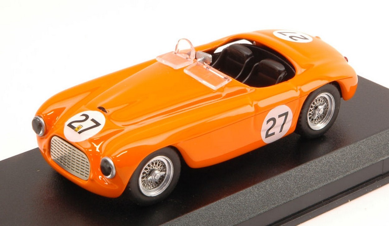 MODELLINO IN SCALA COMPATIBILE CON FERRARI 166 BARCHETTA N.27 WINNER ZANWOORT 1950 H.ROOSDORP 1:43 ART MODEL AM0323