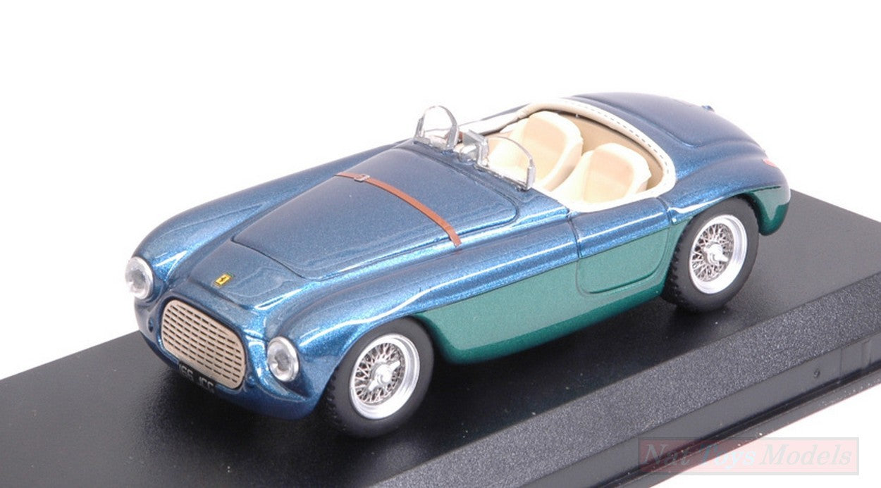 SCALE MODEL COMPATIBLE WITH FERRARI 166 MM BARCHETTA LAWYER GIOVANNI AGNELLI PERSONAL CAR 1:43 ART MODEL AM0026-2