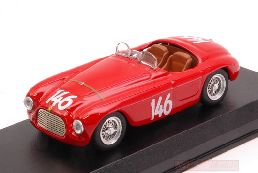 SCALE MODEL COMPATIBLE WITH FERRARI 166 MM BARCHETTA N.146 WINN.COPPA DOLOMITI 1950 G.MARZOTTO 1:43 ART MODEL AM0367