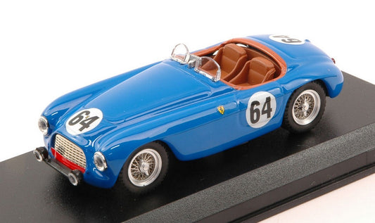 SCALE MODEL COMPATIBLE WITH FERRARI 166 MM BARCHETTA N.64 RETIRED LM 1951 R.BOUCHARD-L.FARNAUD 1:43 ART MODEL AM0080-2