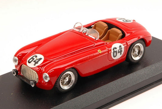 SCALE MODEL COMPATIBLE WITH FERRARI 166 MM BARCHETTA N.64 RETIRED LM 1951 R.BOUCHARD-L.FARNAUD 1:43 ART MODEL AM0080
