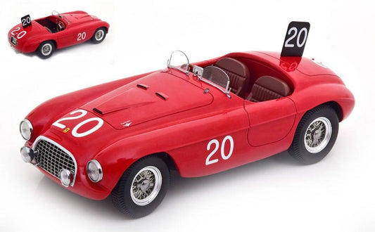 SCALE MODEL COMPATIBLE WITH FERRARI 166 MM N.20 WINNER 24 H SPA 1949 CHINETTI-LUCAS 1:18 KK SCALE KKDC180914