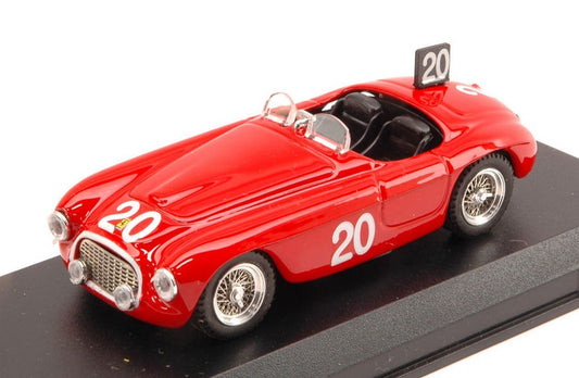 SCALE MODEL COMPATIBLE WITH FERRARI 166 MM N.20 WINNER 24H SPA 1949 L.CHINETTI -J.LUCAS 1:43 ART MODEL AM0024