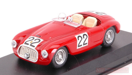 SCALE MODEL COMPATIBLE WITH FERRARI 166 MM N.22 WINNER LM 1949 CHINETTI-SELSDON 1:43 ART MODEL AM0011-2