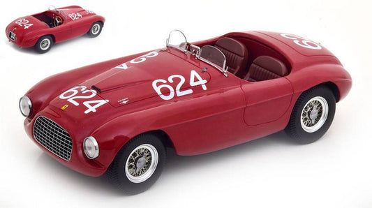 SCALE MODEL COMPATIBLE WITH FERRARI 166 MM N.624 WINNER MM 1949 BIONDETTI-SALANI 1:18 KK SCALE KKDC180915