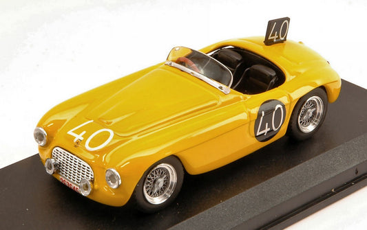SCALE MODEL COMPATIBLE WITH FERRARI 166 MM SPIDER N.40 8th 24H SPA 1949 ROOSDORP-DE RIDDER 1:43 ART MODEL AM0204