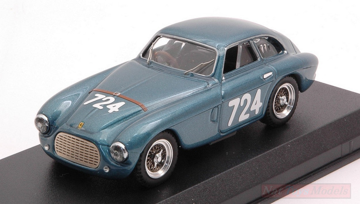 SCALE MODEL COMPATIBLE WITH FERRARI 195 S COUPE N.724 WINNER MM 1950 MARZOTTO-CROSARA 1:43 ART MODEL AM0004-2