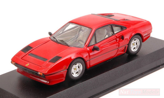 SCALE MODEL COMPATIBLE WITH FERRARI 208 GTB TURBO 1982 RED 1:43 BEST MODEL BT9325-2