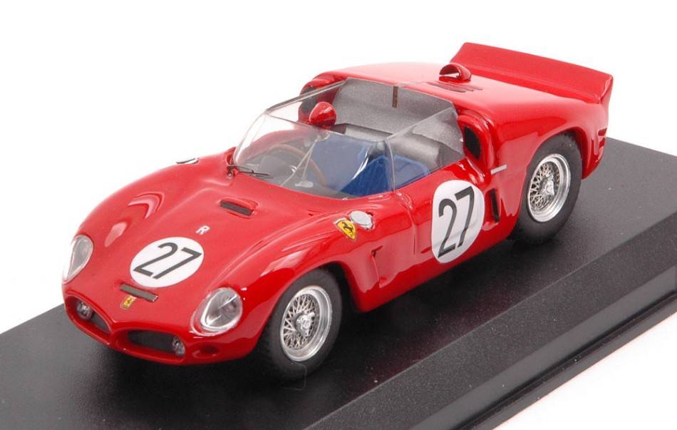 SCALE MODEL COMPATIBLE WITH FERRARI 246 DINO SP n.27 12 H SEBRING 1961 GINTHER-VON TRIPS 1:43 ART MODEL AM0433