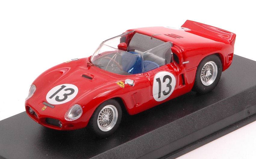 SCALE MODEL COMPATIBLE WITH FERRARI 246 DINO SP TEST 1961 BEFORE LE MANS N.13 GHINTHER 1:43 ART MODEL AM0431