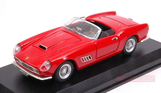 MODELE REDUIT COMPATIBLE AVEC FERRARI 250 CALIFORNIA LWB SPIDER AMERICA 1958 RED 1:43 ART MODEL AM0382