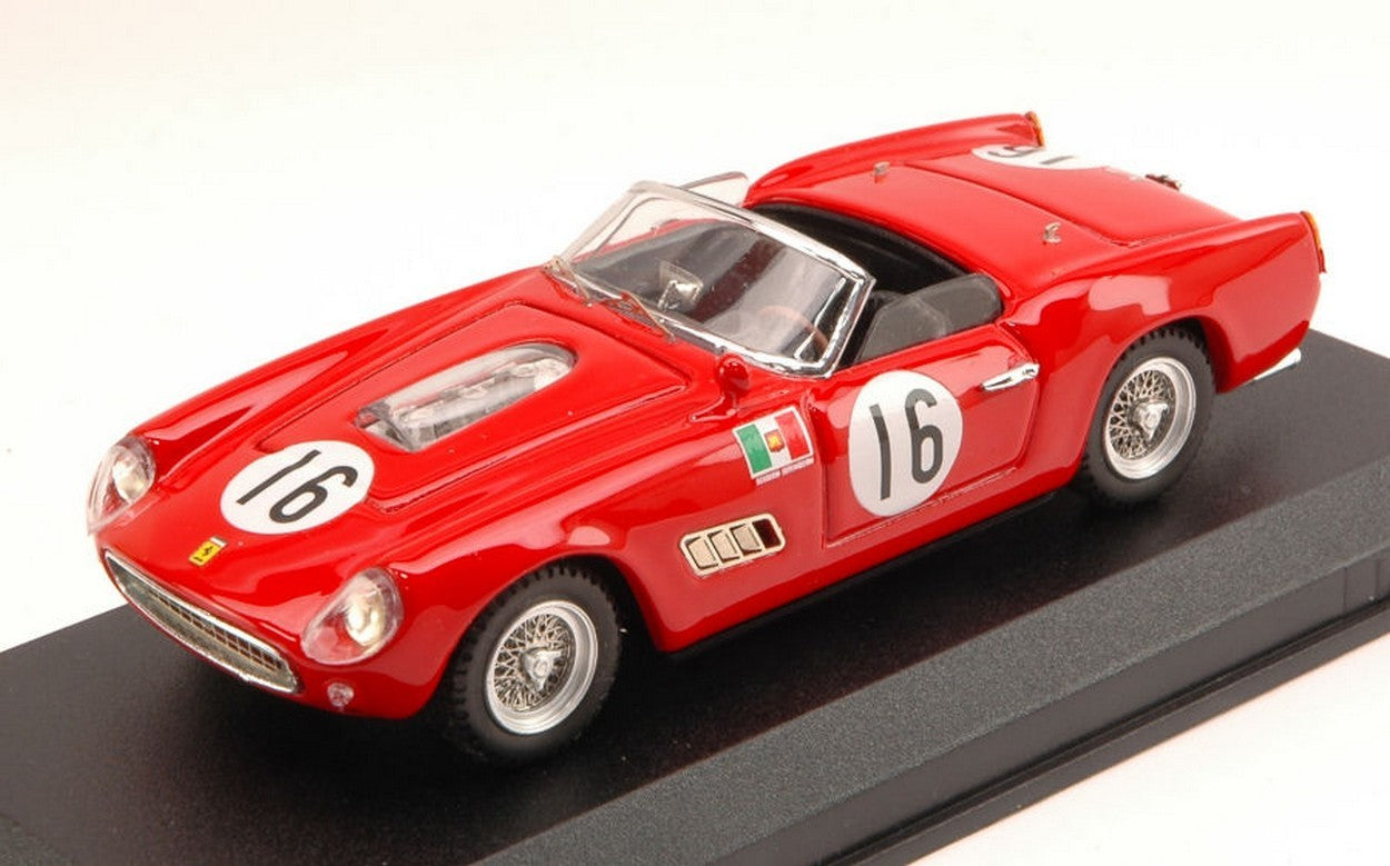 SCALE MODEL COMPATIBLE WITH FERRARI 250 CALIFORNIA N.16 8th 12H SEBRING 1960 ABATE-SCARLATTI-SERENA ART MODEL AM0116