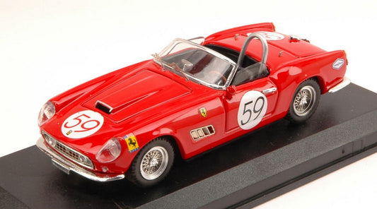 SCALE MODEL COMPATIBLE WITH FERRARI 250 CALIFORNIA N.59 27th NASSAU TROPHY 1961 A.WYLIE 1:43 ART MODEL AM0270